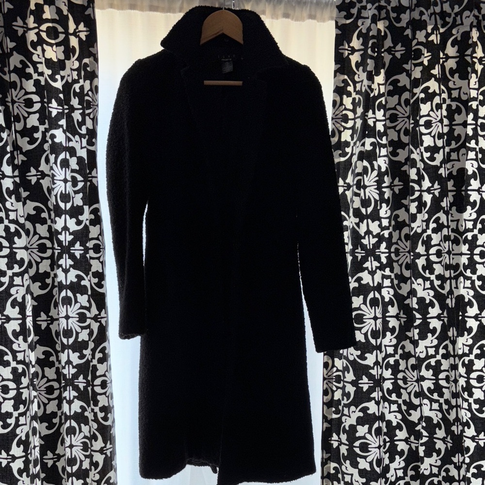 Elegant Black Long Coat